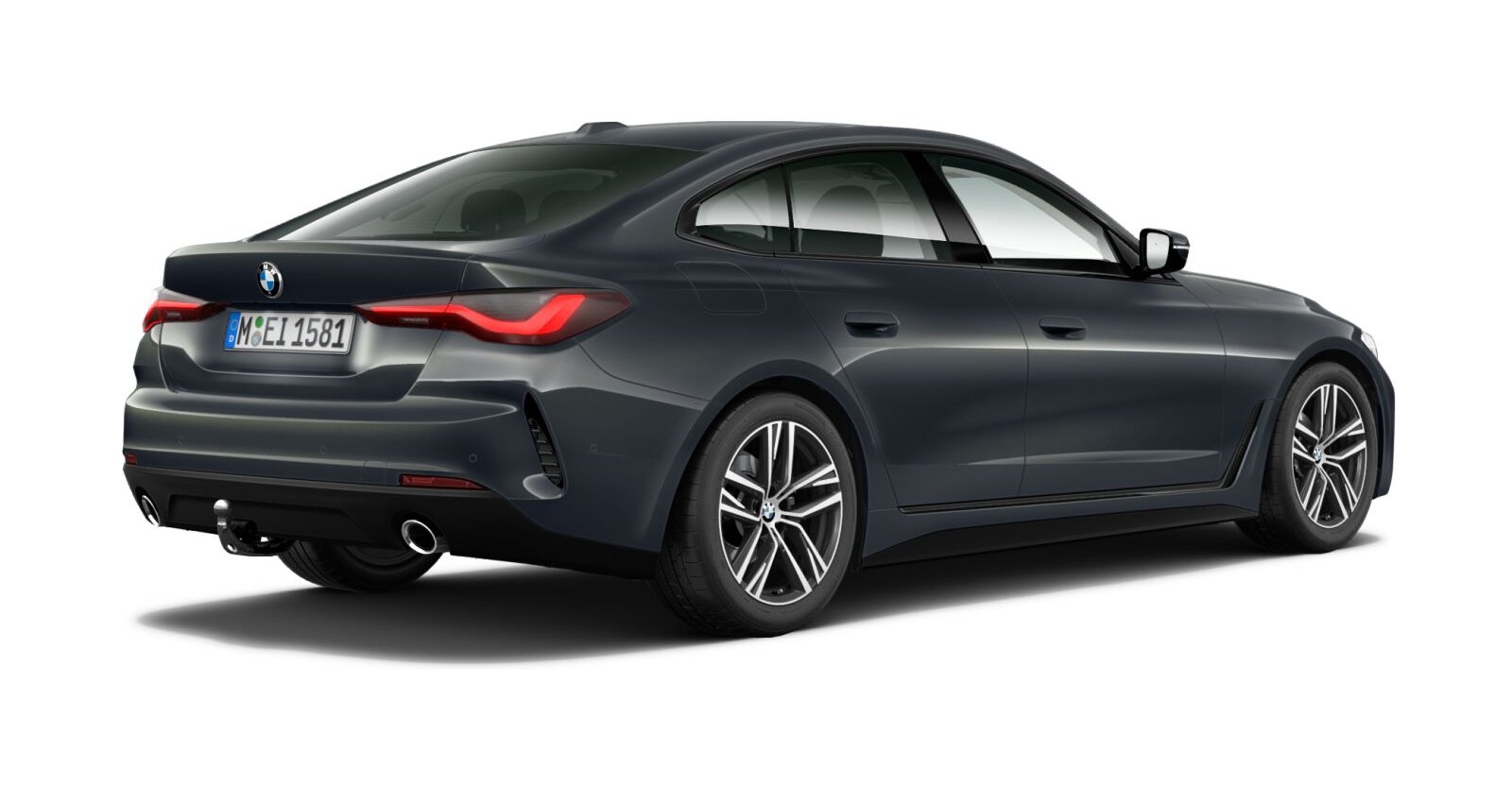 BMW BMW 4er in Grau von hinten BMW BMW 4er in Grau von hinten