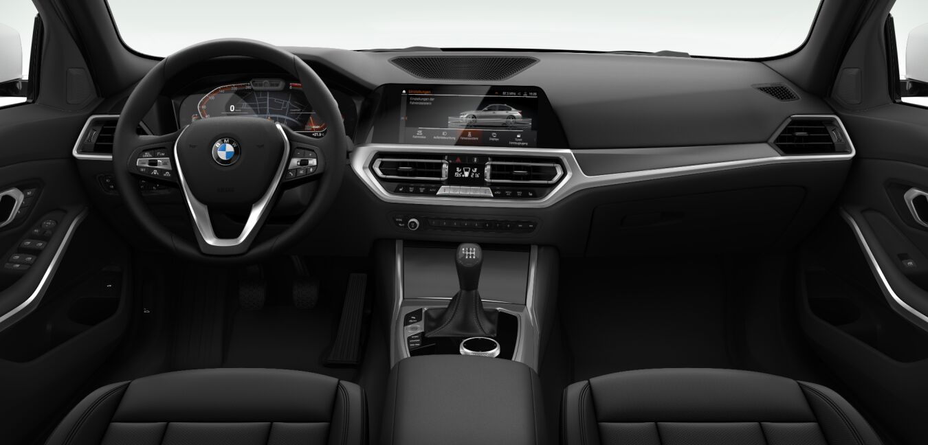 BMW BMW 3er im Innenraum von vorne BMW BMW 3er im Innenraum von vorne