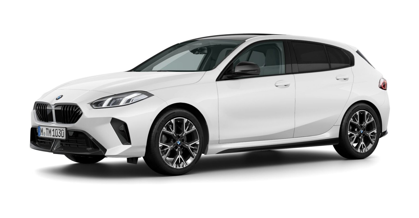 BMW 120 in White von vorne BMW 120 in White von vorne