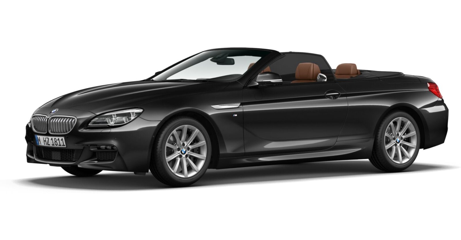 BMW BMW 6er in Schwarz von vorne BMW BMW 6er in Schwarz von vorne