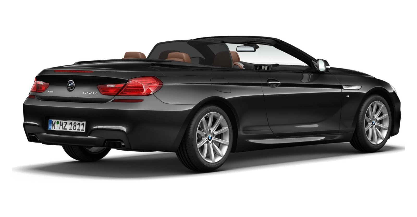 BMW BMW 6er in Schwarz von hinten BMW BMW 6er in Schwarz von hinten