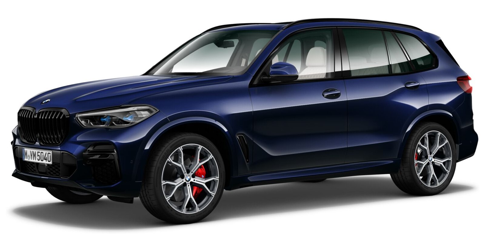BMW BMW X in Blau von vorne BMW BMW X in Blau von vorne