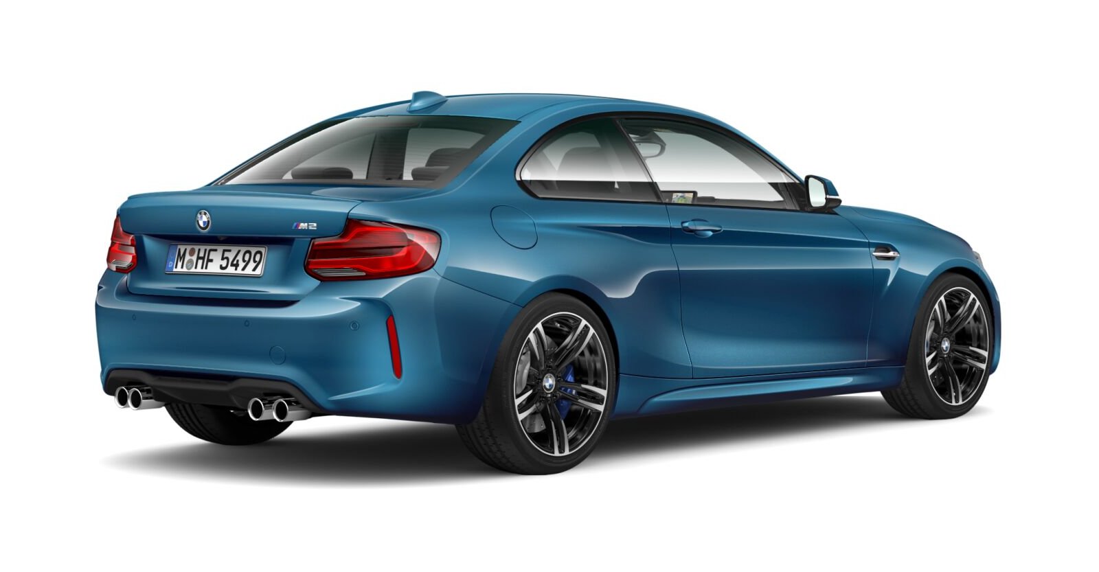BMW BMW M in Blue von hinten BMW BMW M in Blue von hinten