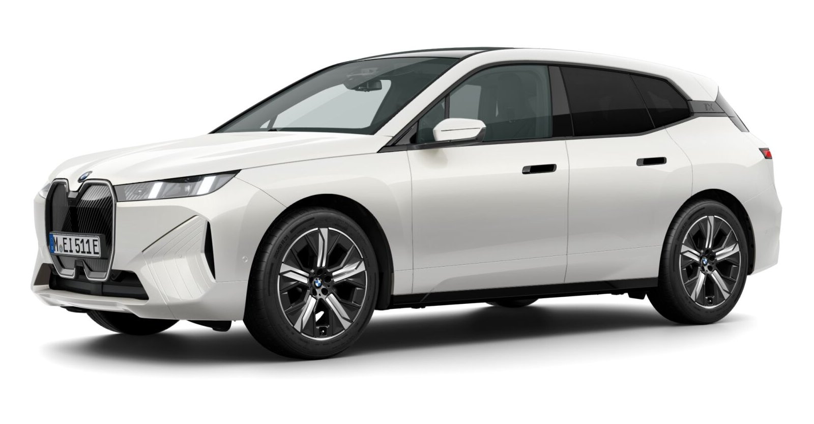 BMW BMW I in Weiß von vorne BMW BMW I in Weiß von vorne