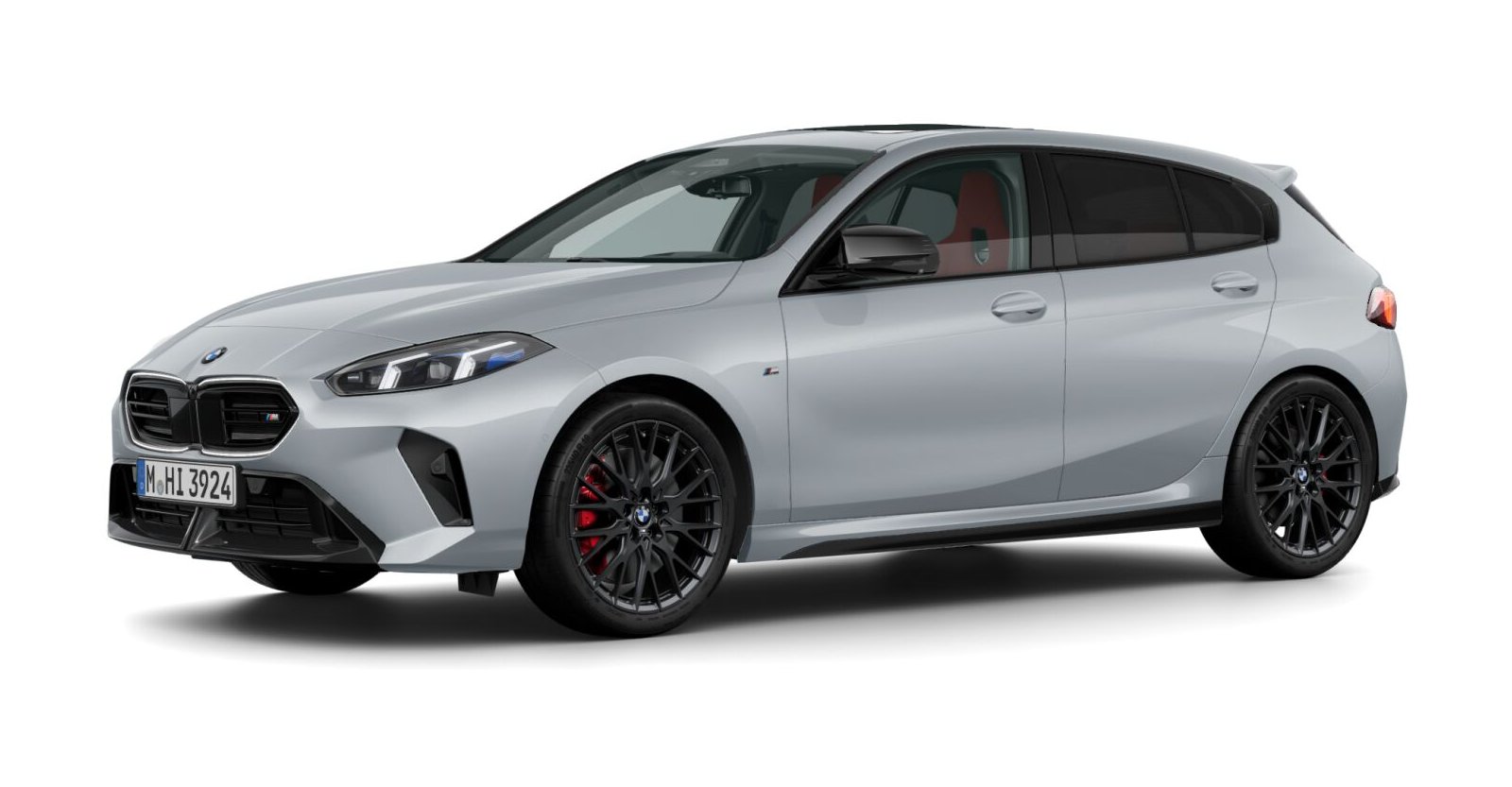 BMW M135 xDrive in Grey von vorne