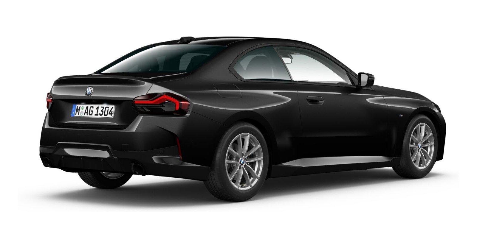BMW BMW 2er in Black von hinten BMW BMW 2er in Black von hinten