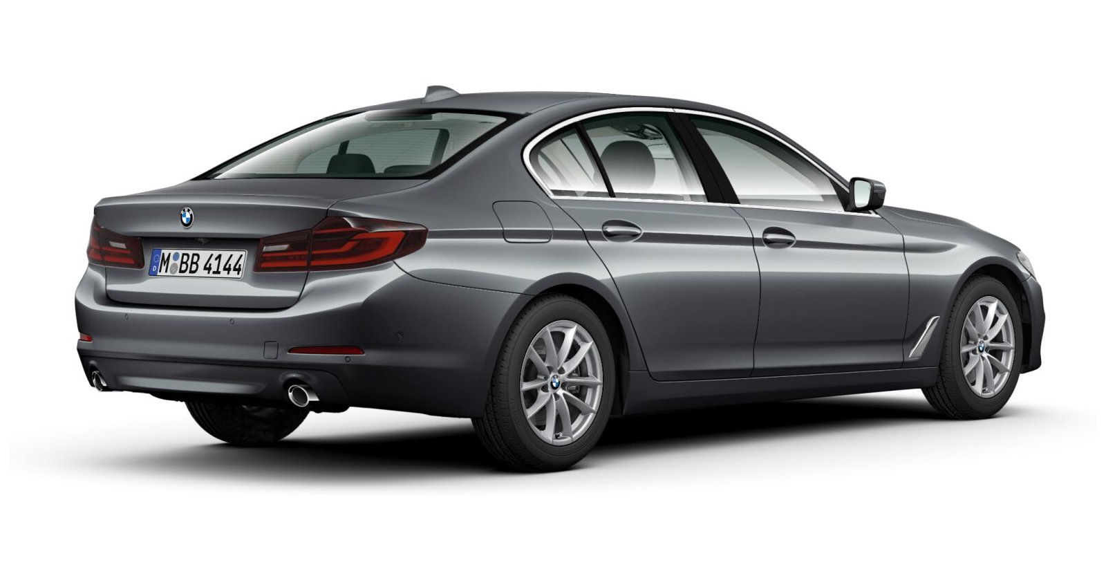 BMW BMW 5er in Grey von hinten BMW BMW 5er in Grey von hinten