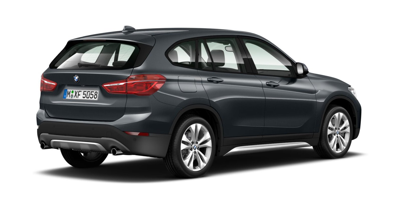 BMW BMW X in Grey von hinten BMW BMW X in Grey von hinten