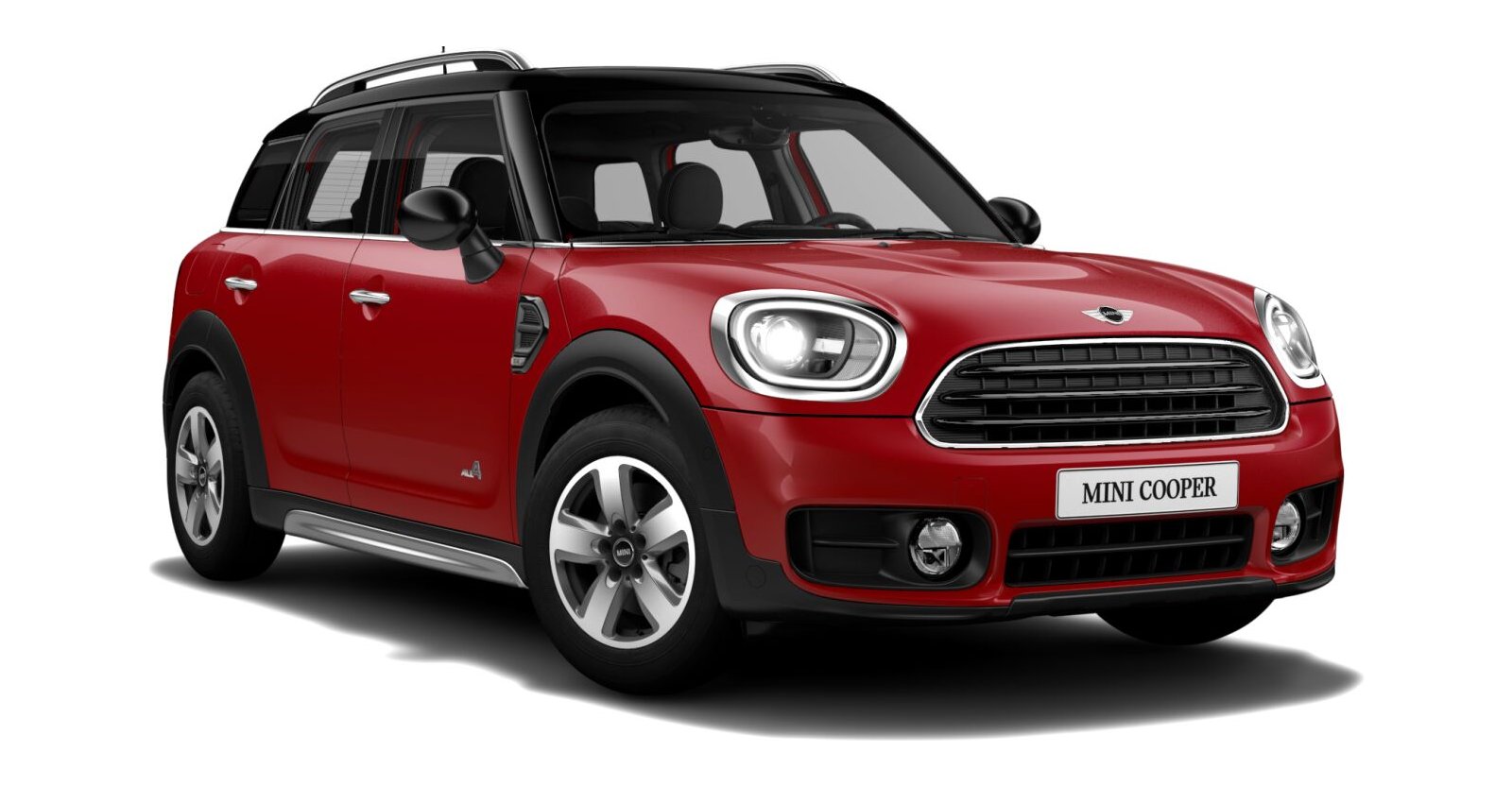 MINI Cooper Countryman ALL4 in Red von vorne MINI Cooper Countryman ALL4 in Red von vorne