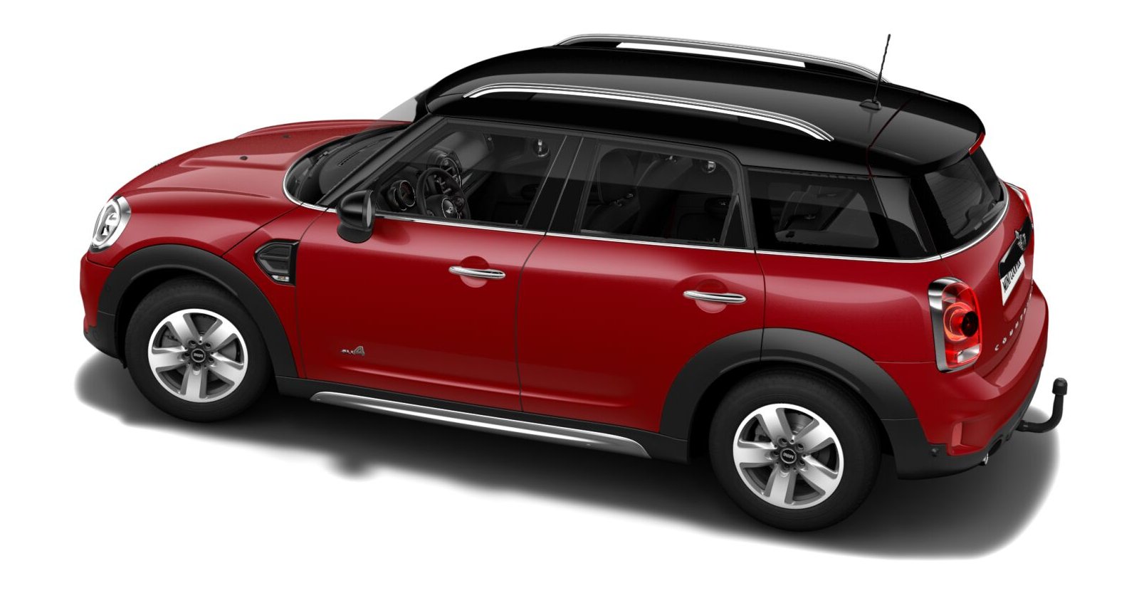 MINI MINI Countryman in Red von hinten MINI MINI Countryman in Red von hinten
