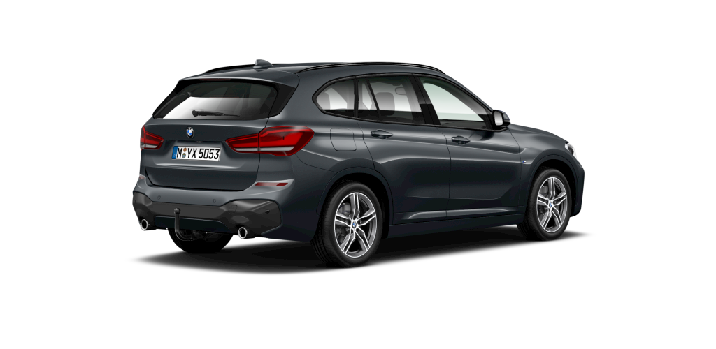BMW BMW X in Grau von hinten BMW BMW X in Grau von hinten