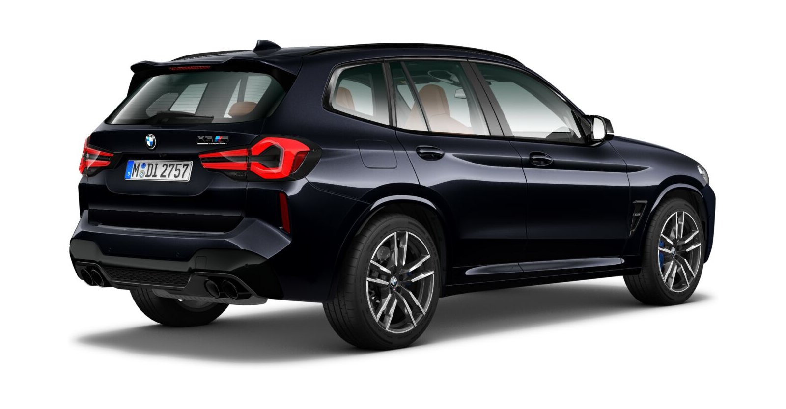 BMW BMW M in Schwarz von hinten BMW BMW M in Schwarz von hinten