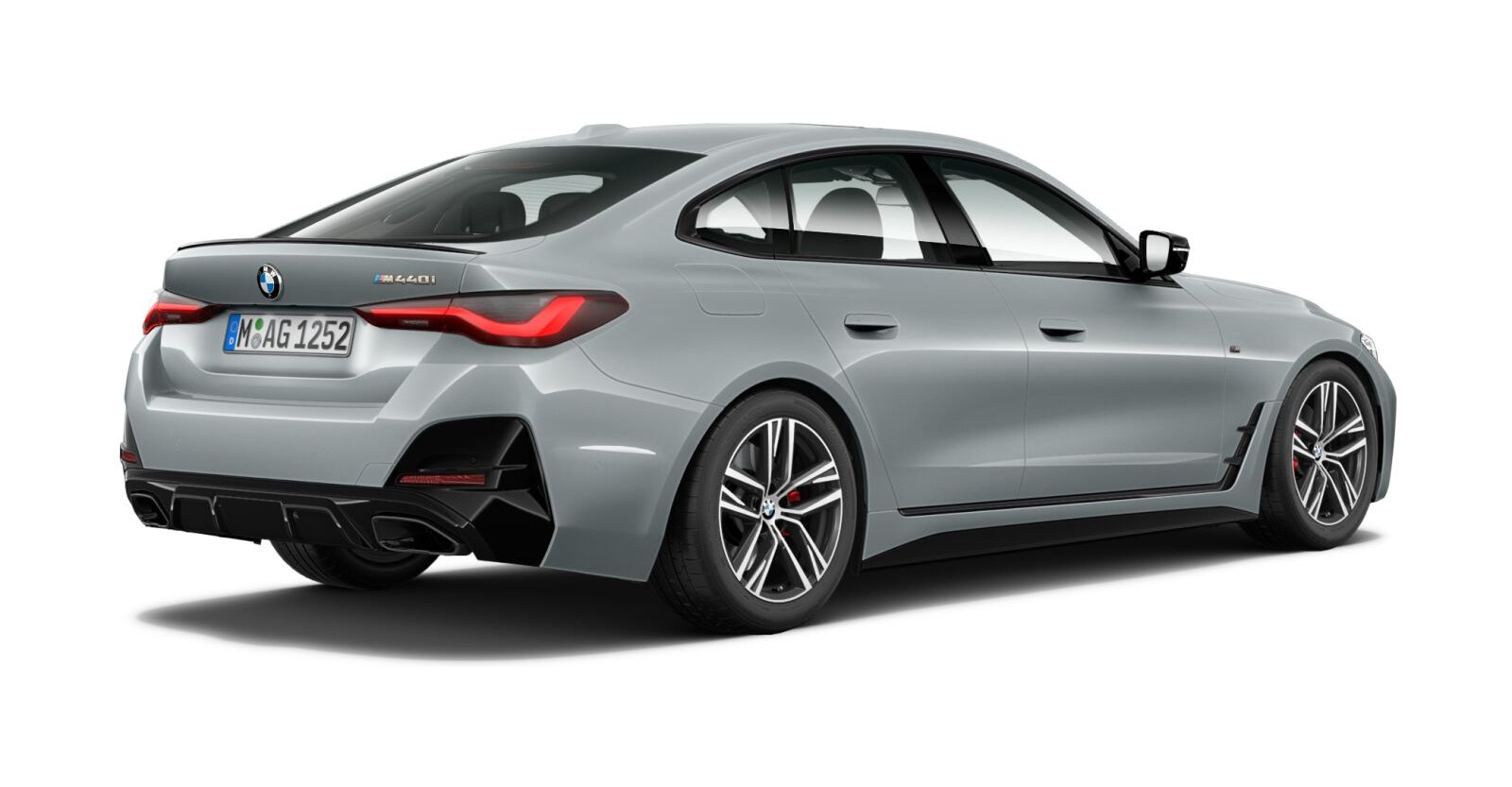 BMW BMW 4er in Grau von hinten BMW BMW 4er in Grau von hinten