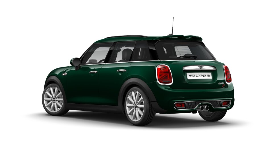 MINI MINI 5-Türer in Green von hinten MINI MINI 5-Türer in Green von hinten