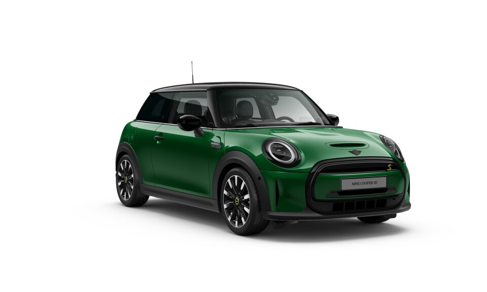 MINI MINI 3-Türer in Green von vorne MINI MINI 3-Türer in Green von vorne