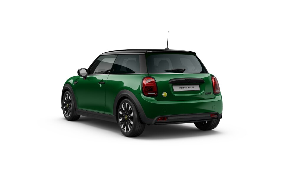 MINI MINI 3-Türer in Green von hinten MINI MINI 3-Türer in Green von hinten