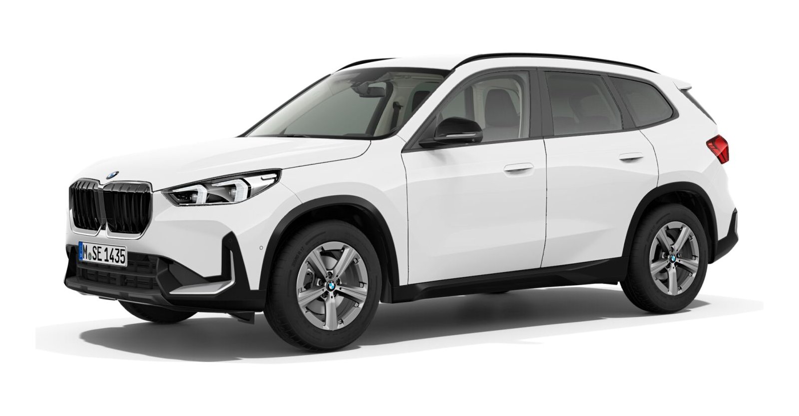 BMW X1 sDrive18d in White von vorne BMW X1 sDrive18d in White von vorne