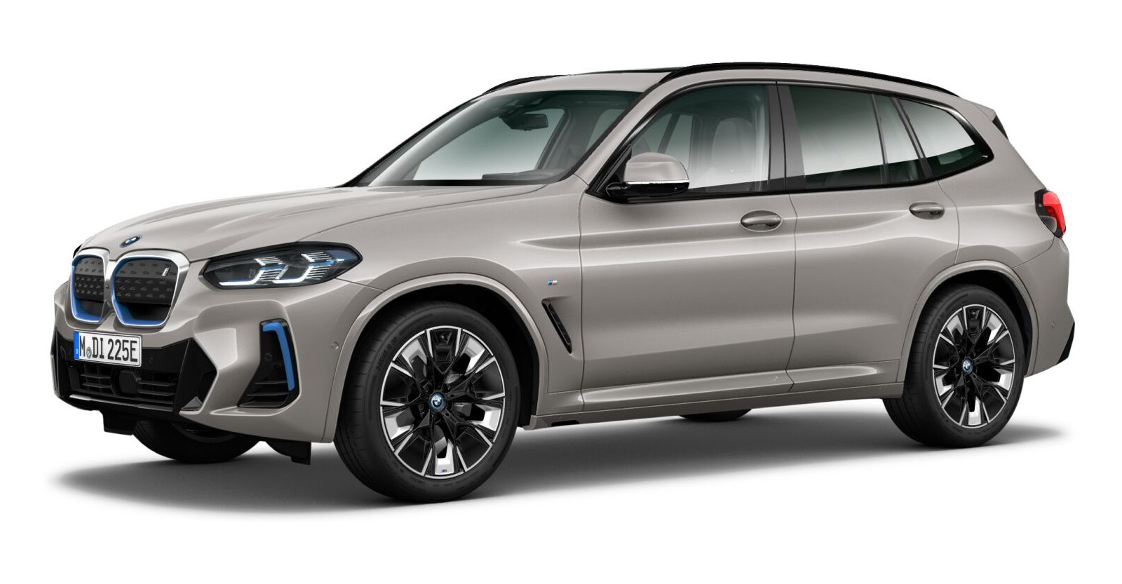 BMW iX3 in Silber von vorne BMW iX3 in Silber von vorne