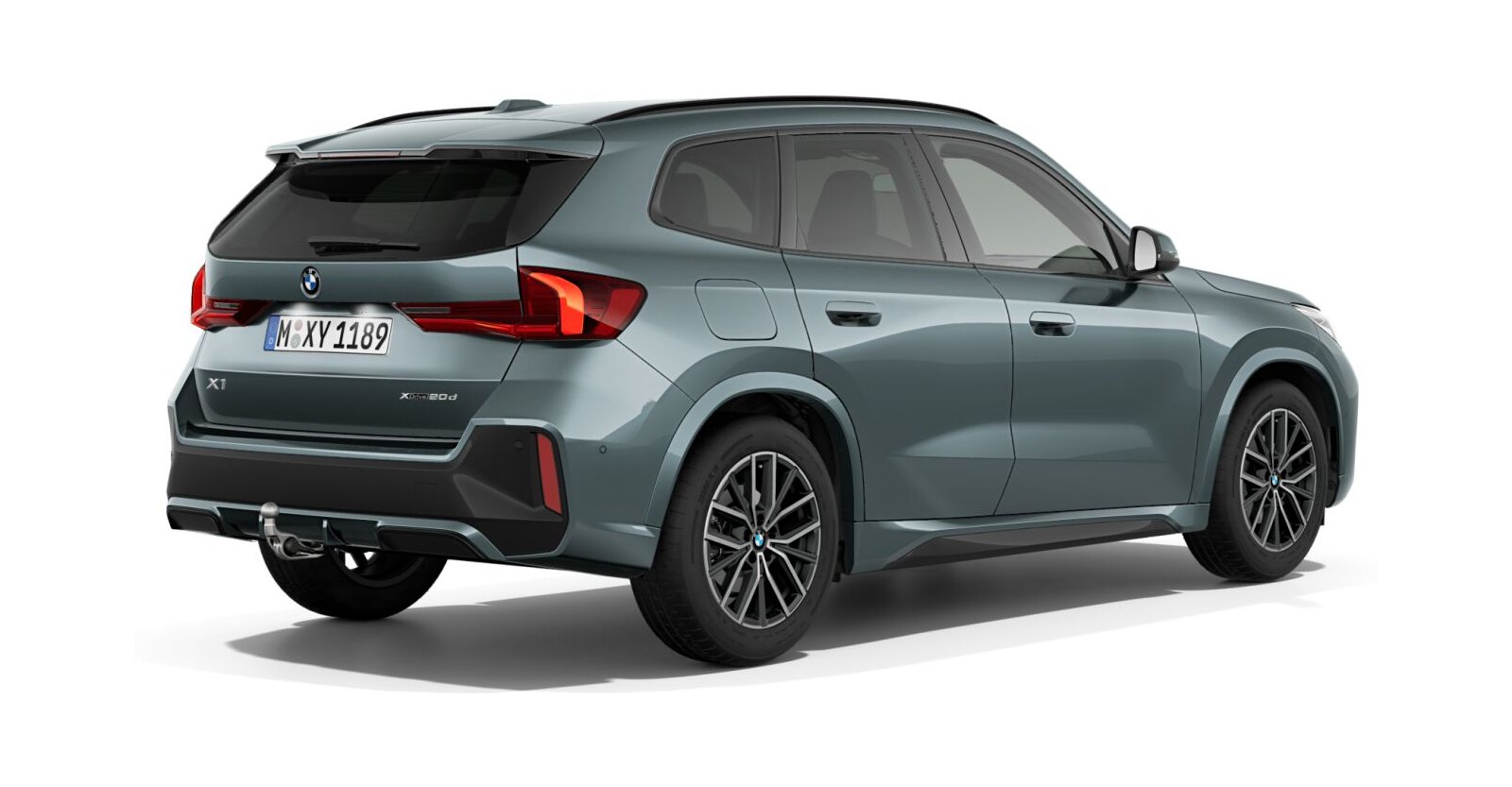 BMW BMW X in Green von hinten BMW BMW X in Green von hinten