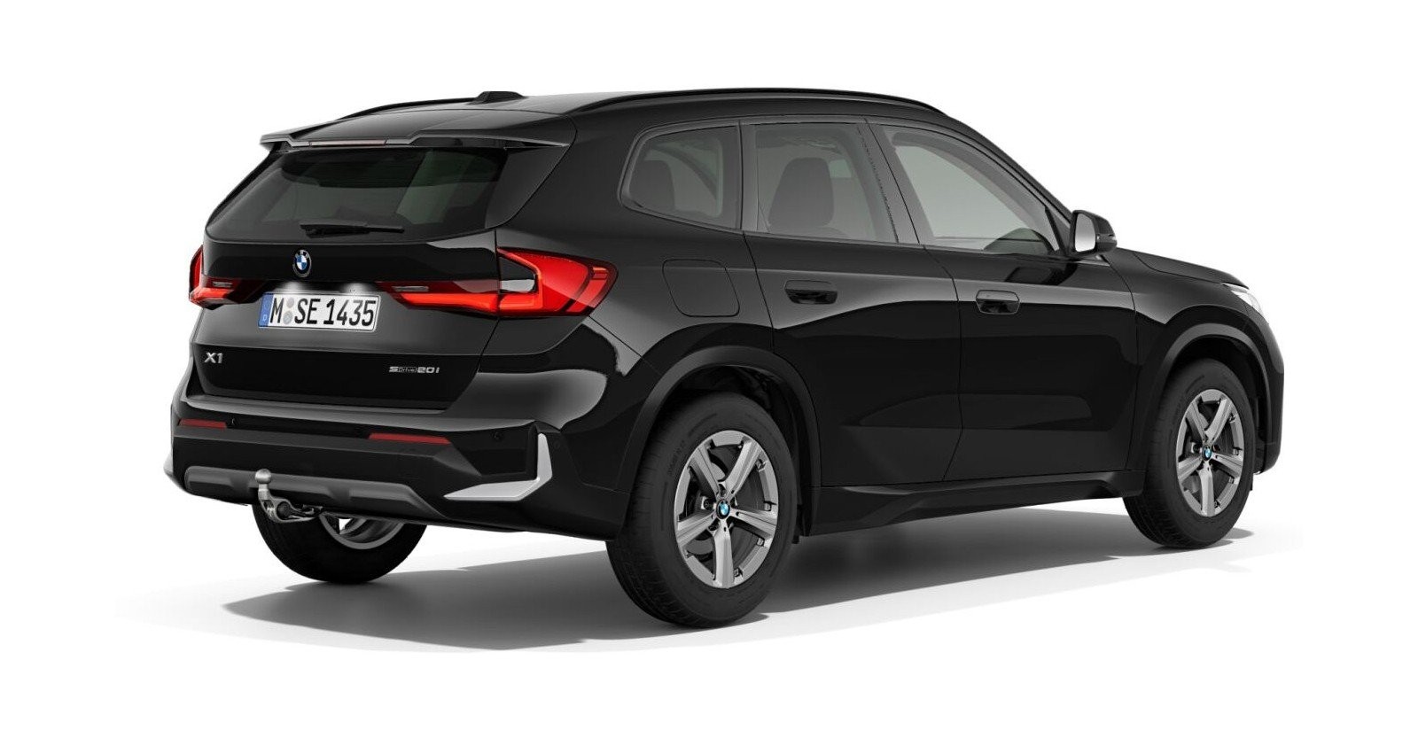 BMW BMW X in Schwarz von hinten BMW BMW X in Schwarz von hinten