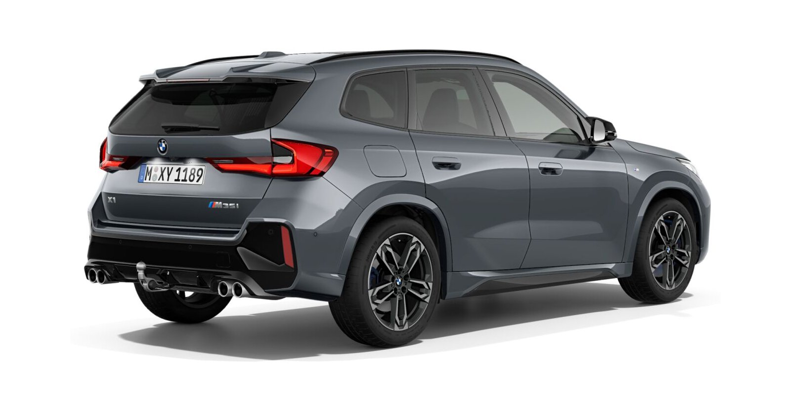 BMW BMW X in Grau von hinten BMW BMW X in Grau von hinten