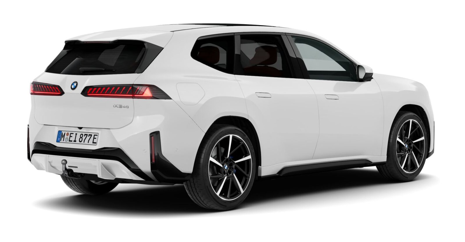 BMW BMW I in Weiß von hinten