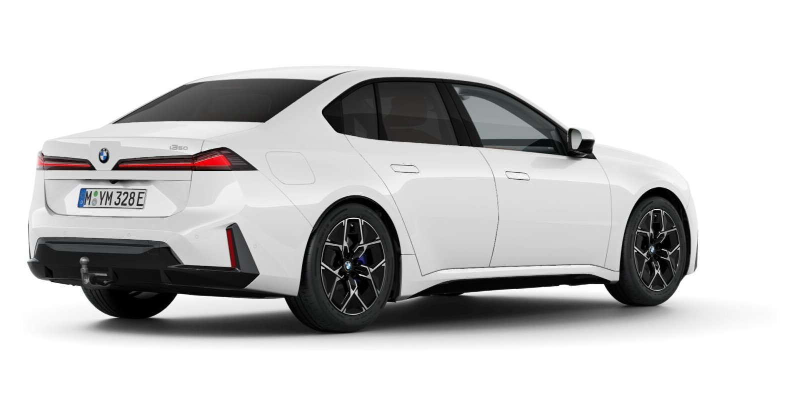 BMW BMW I in White von hinten BMW BMW I in White von hinten