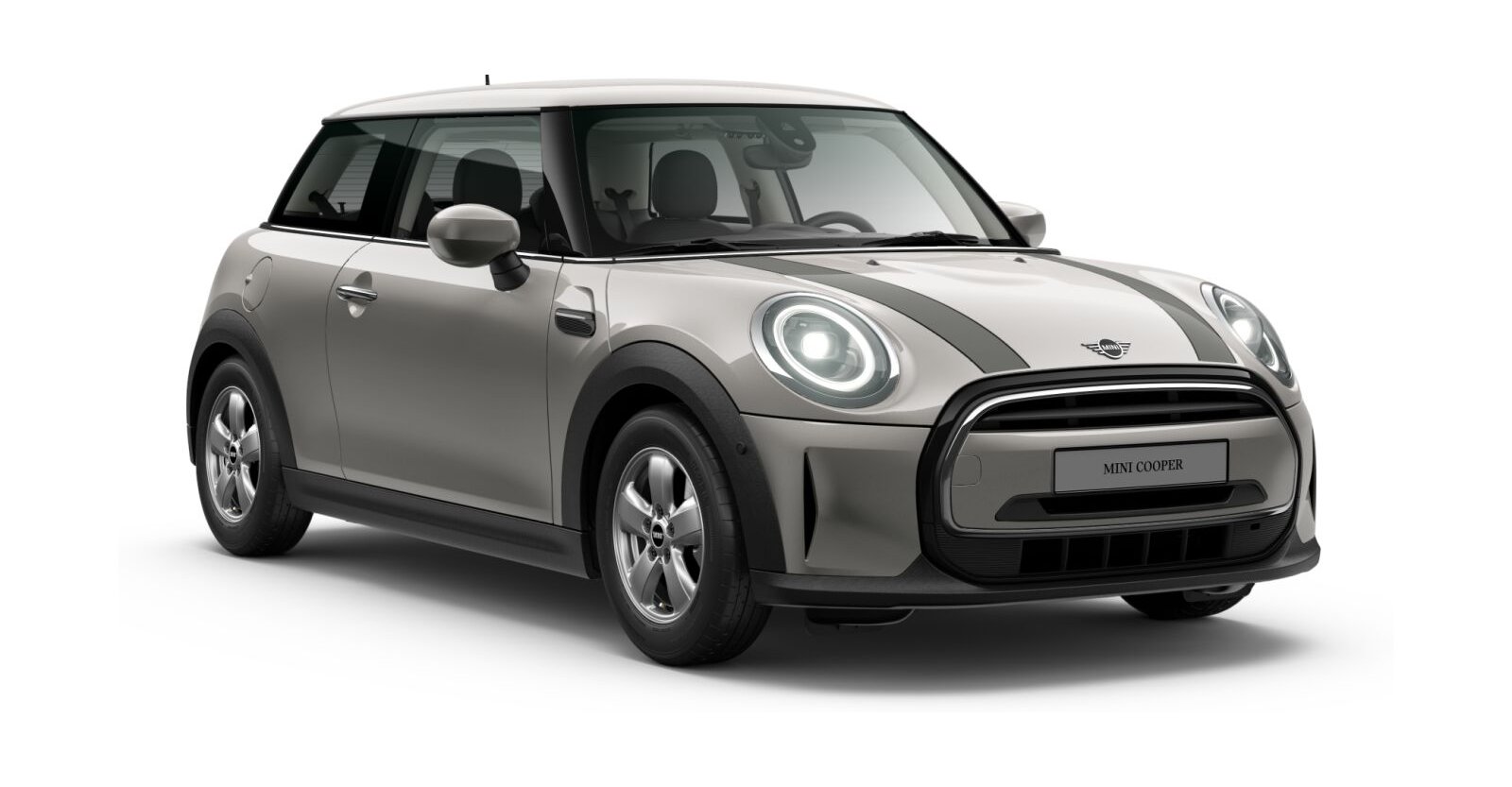 MINI Cooper 3-Türer in Silver von vorne MINI Cooper 3-Türer in Silver von vorne