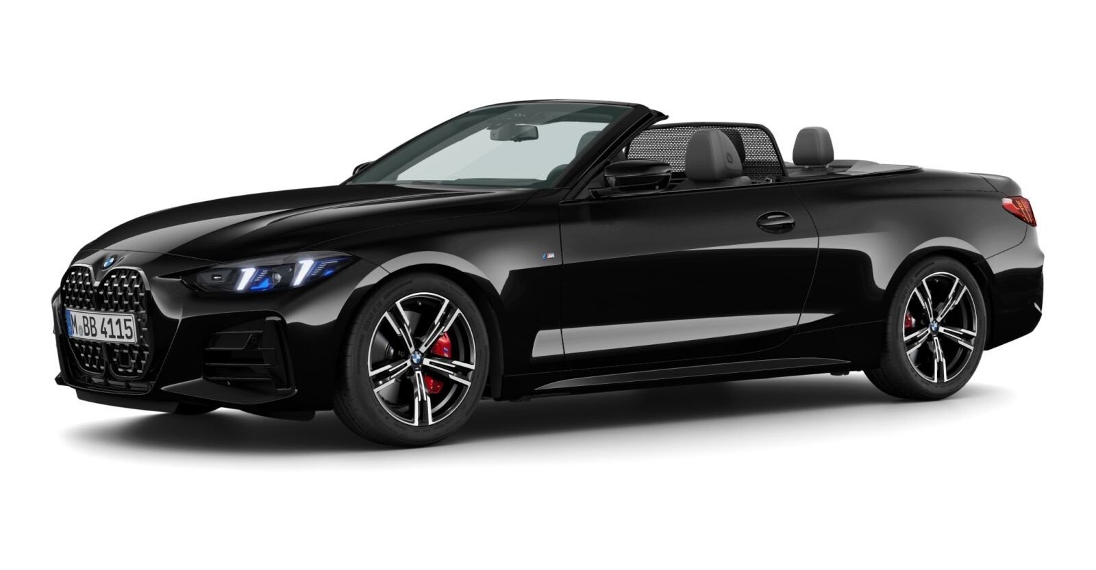 BMW BMW 4er in Schwarz von vorne BMW BMW 4er in Schwarz von vorne