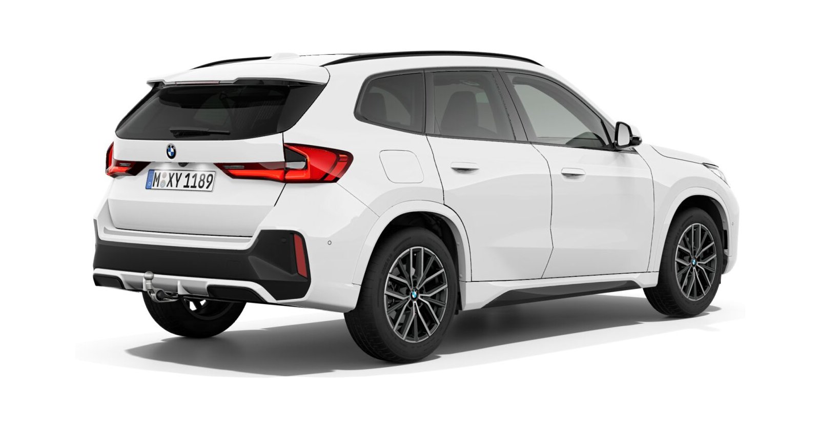 BMW BMW X in Weiß von hinten BMW BMW X in Weiß von hinten