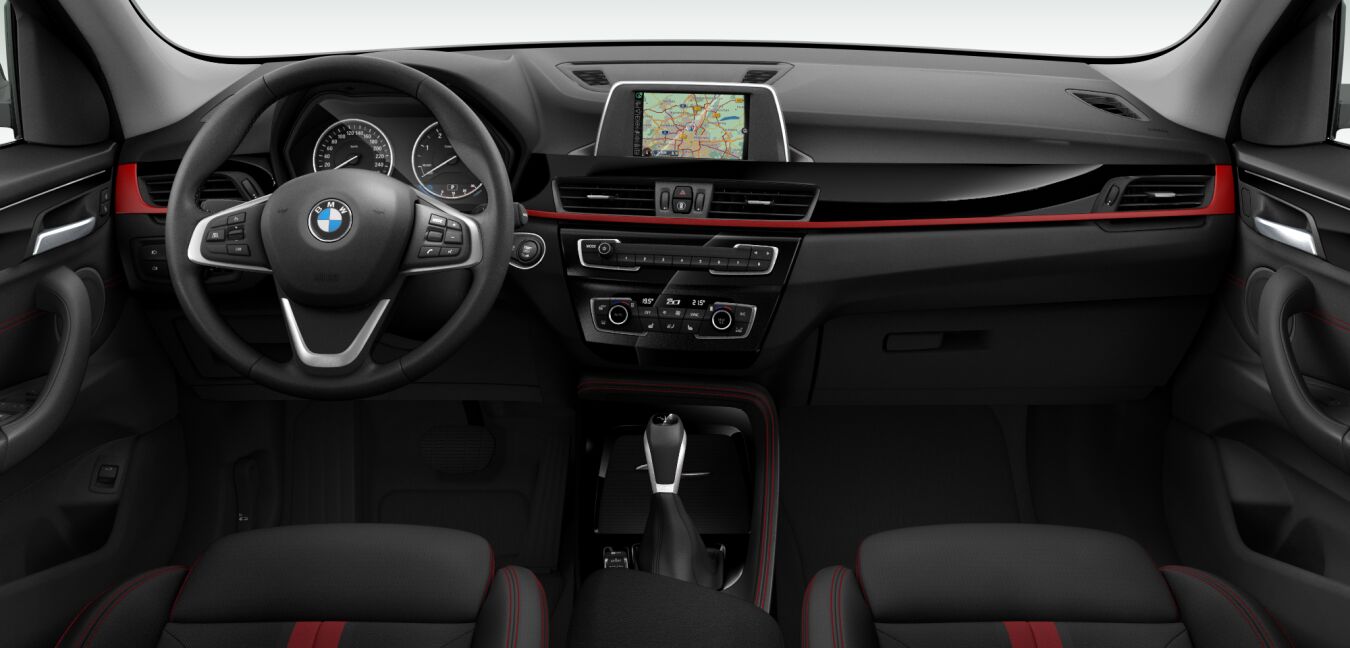 BMW BMW X im Innenraum von vorne