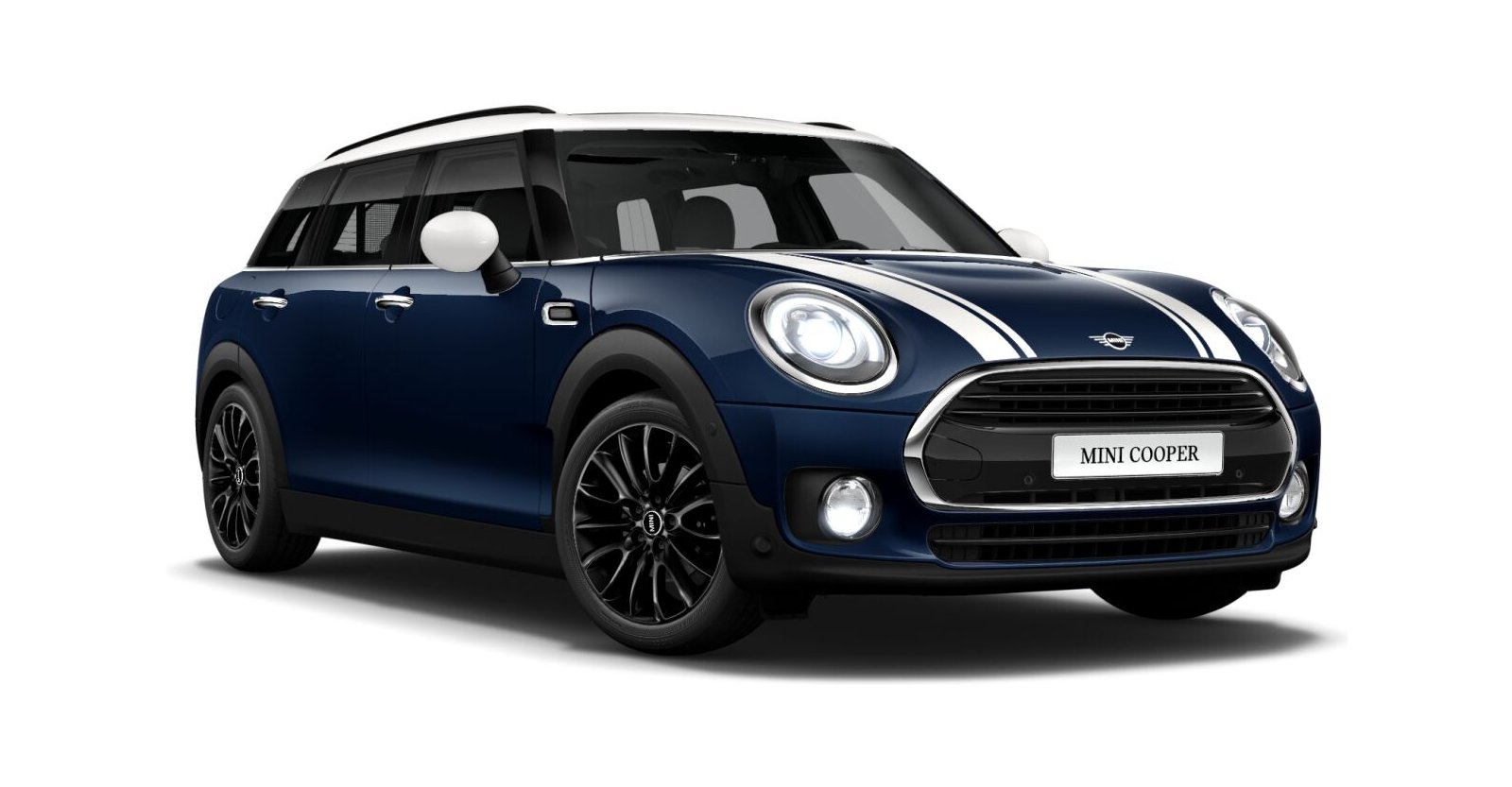 MINI MINI Clubman in Blau von vorne