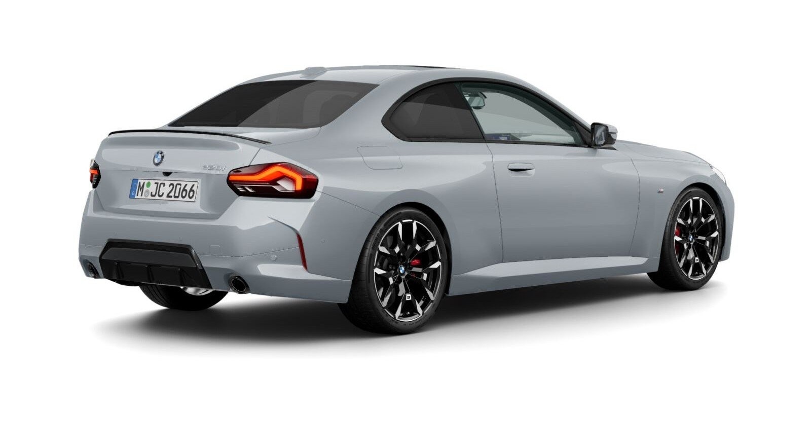 BMW BMW 2er in Grau von hinten BMW BMW 2er in Grau von hinten