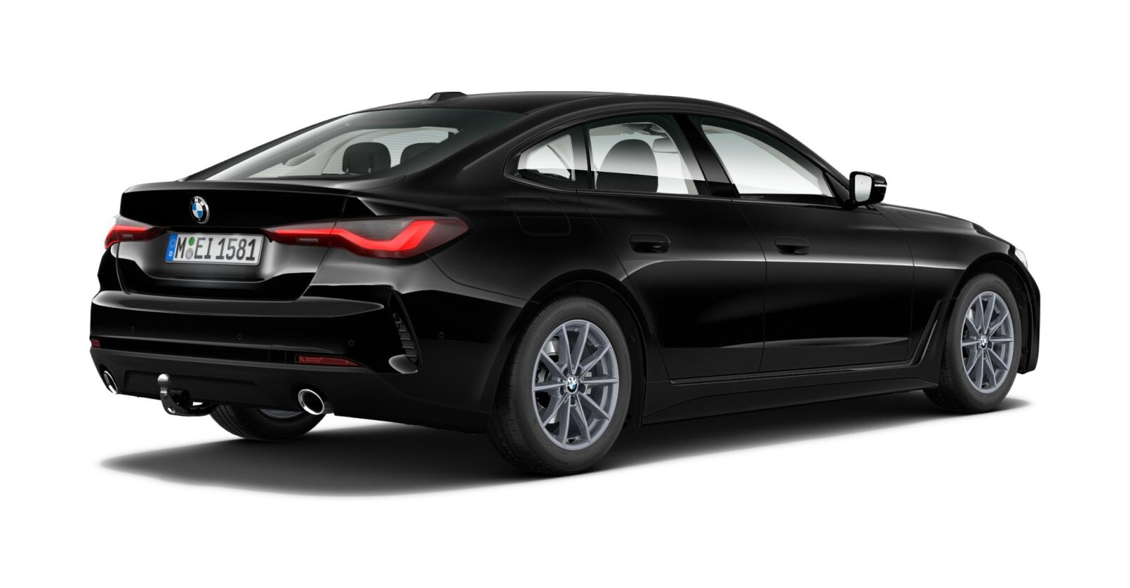BMW BMW 4er in Schwarz von hinten BMW BMW 4er in Schwarz von hinten