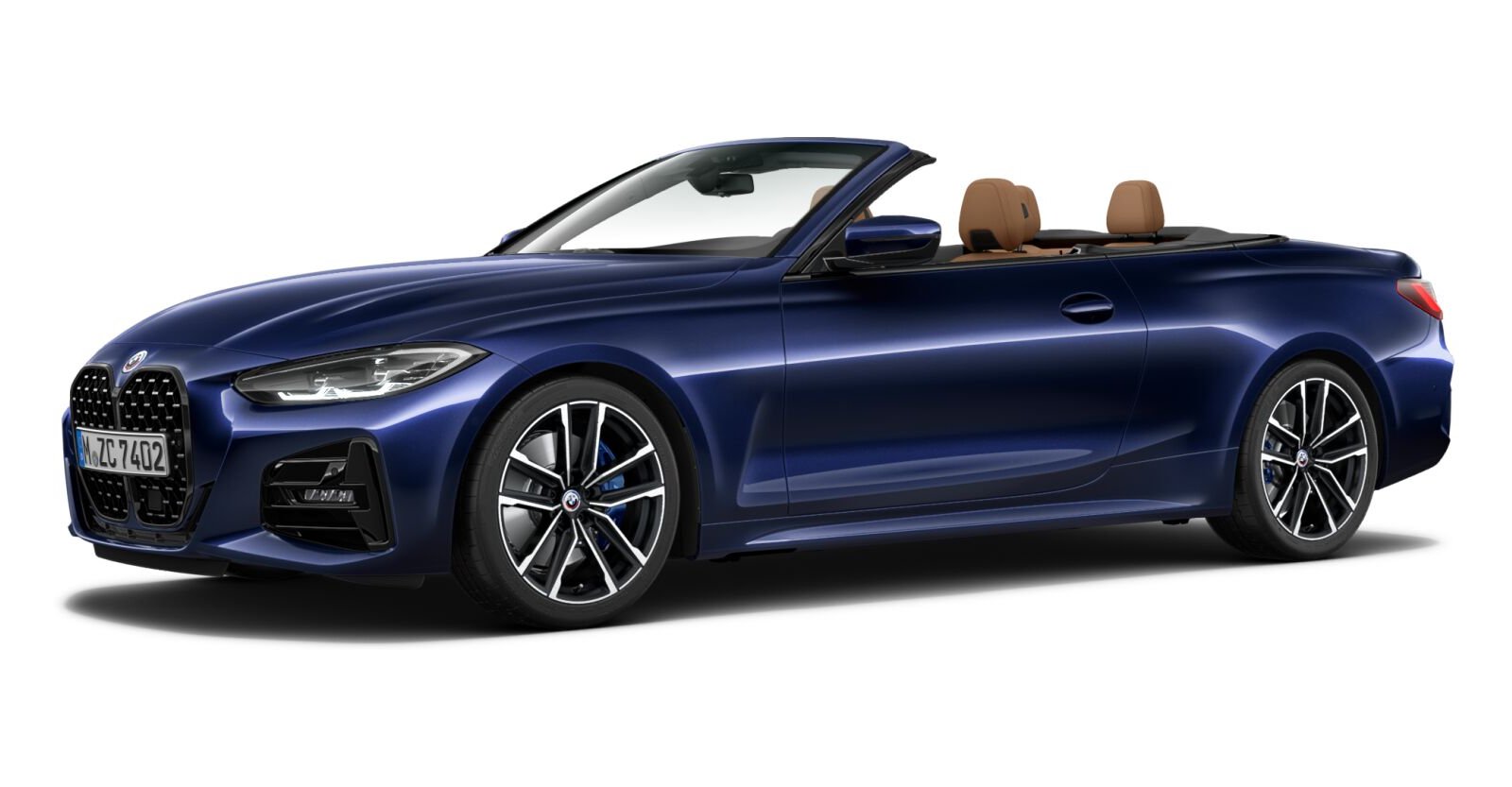 BMW BMW 4er in Blau von vorne BMW BMW 4er in Blau von vorne