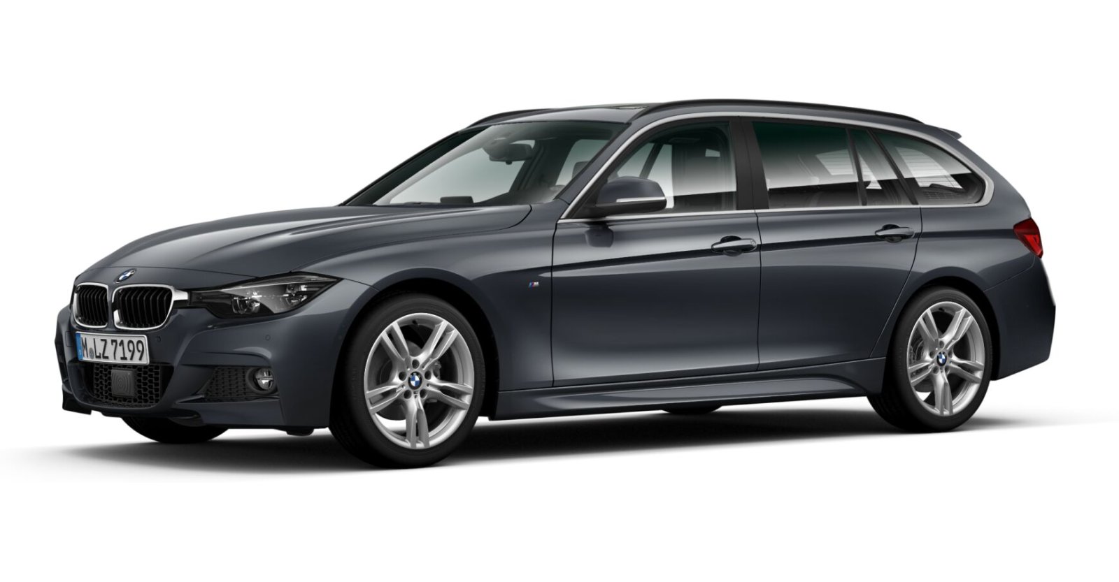 BMW BMW 3er in Grau von vorne BMW BMW 3er in Grau von vorne