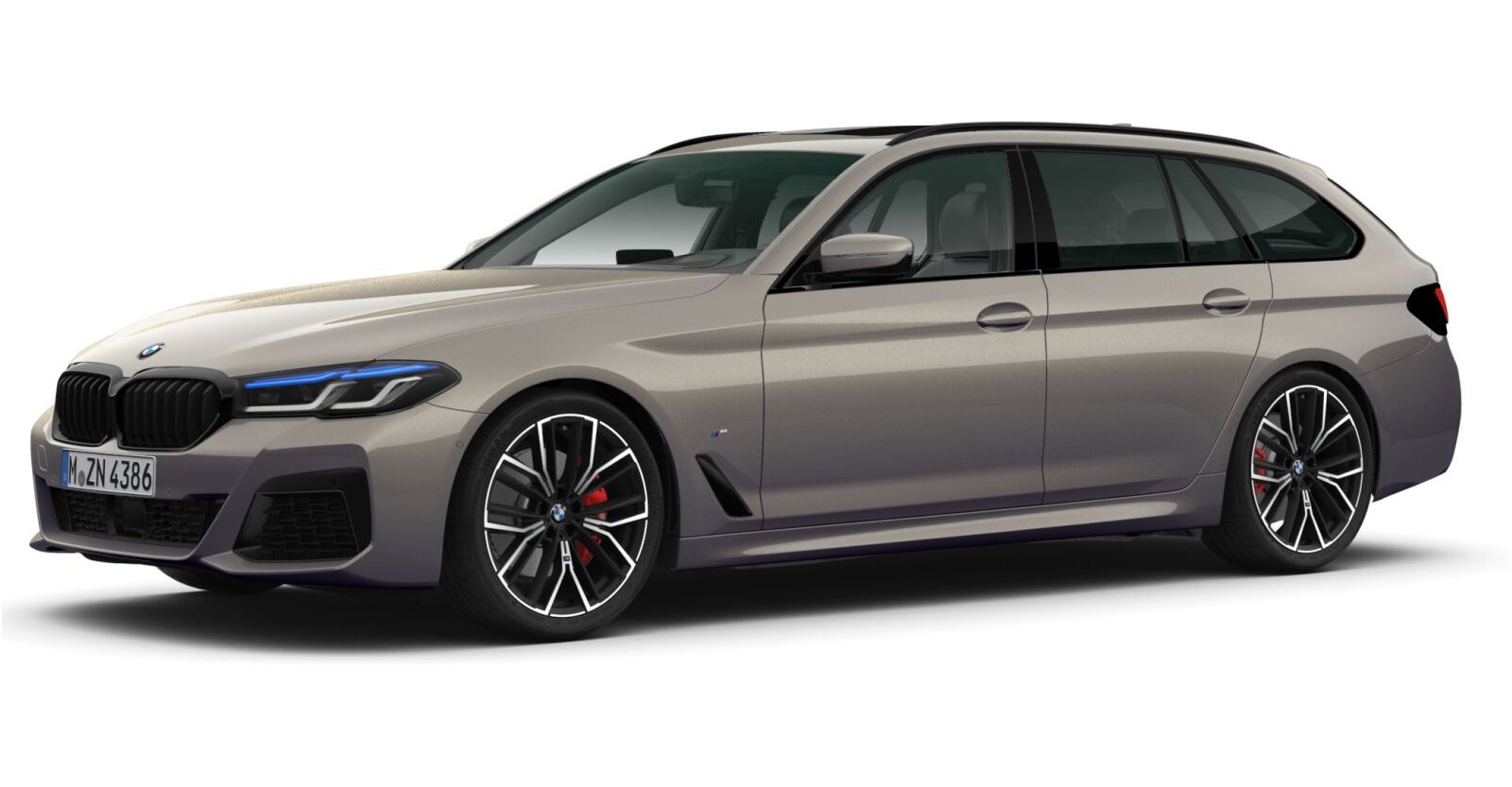 BMW BMW 5er in Grau von vorne BMW BMW 5er in Grau von vorne