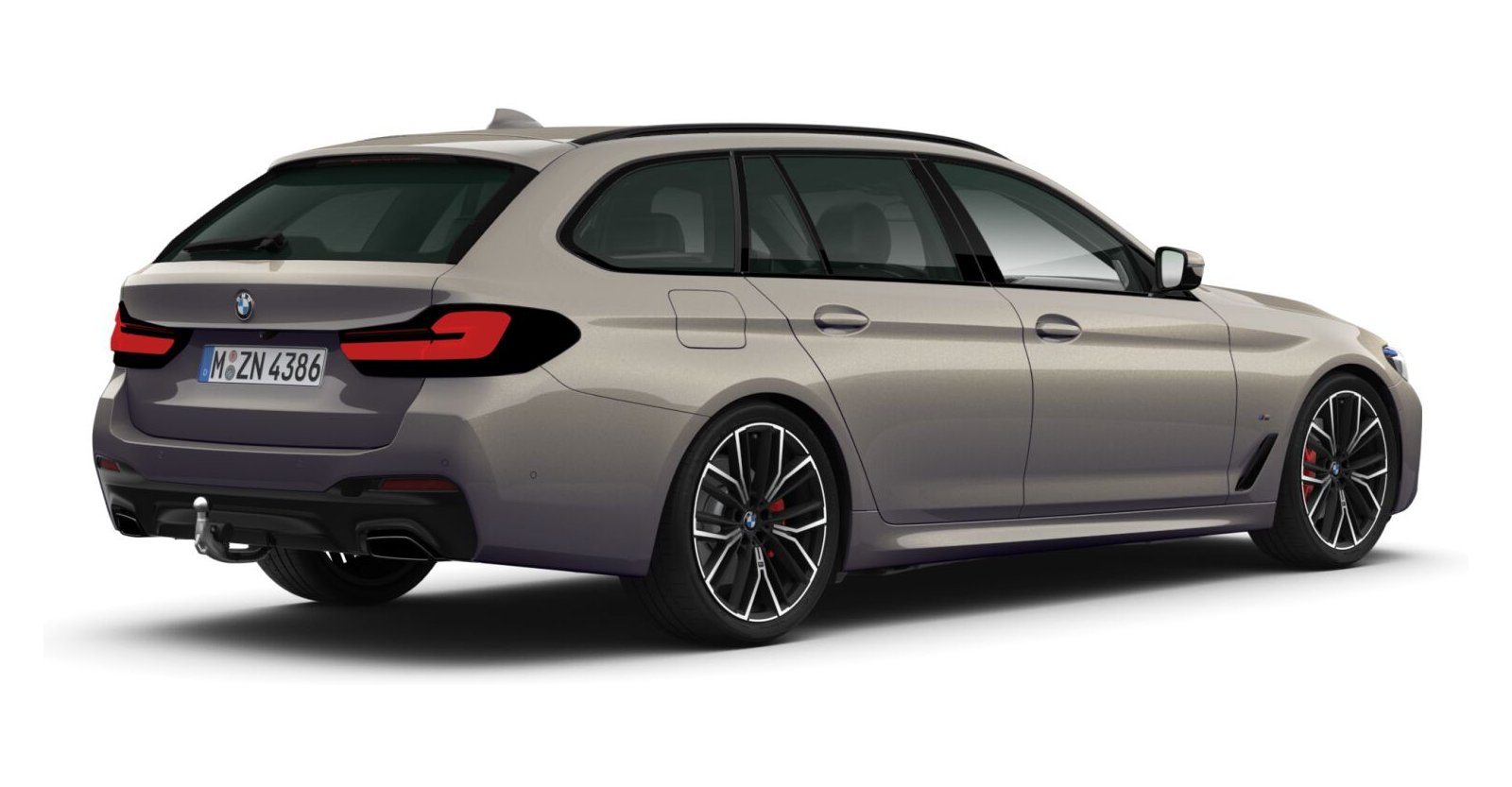 BMW BMW 5er in Grau von hinten BMW BMW 5er in Grau von hinten