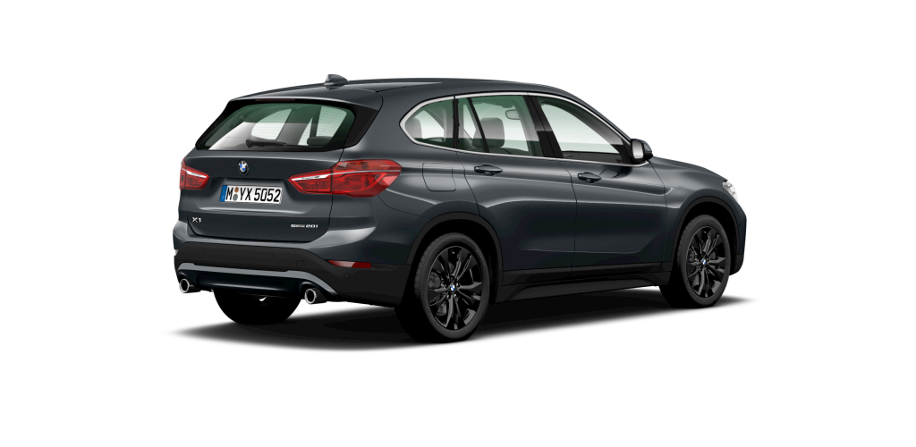 BMW BMW X in Grau von hinten BMW BMW X in Grau von hinten