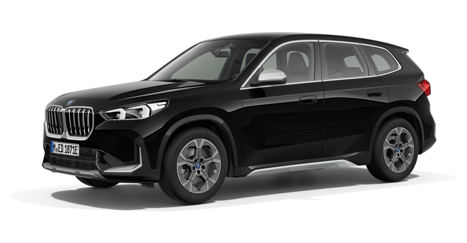 BMW BMW I in Schwarz von vorne BMW BMW I in Schwarz von vorne