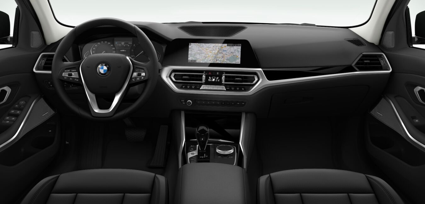 BMW BMW 3er im Innenraum von vorne BMW BMW 3er im Innenraum von vorne