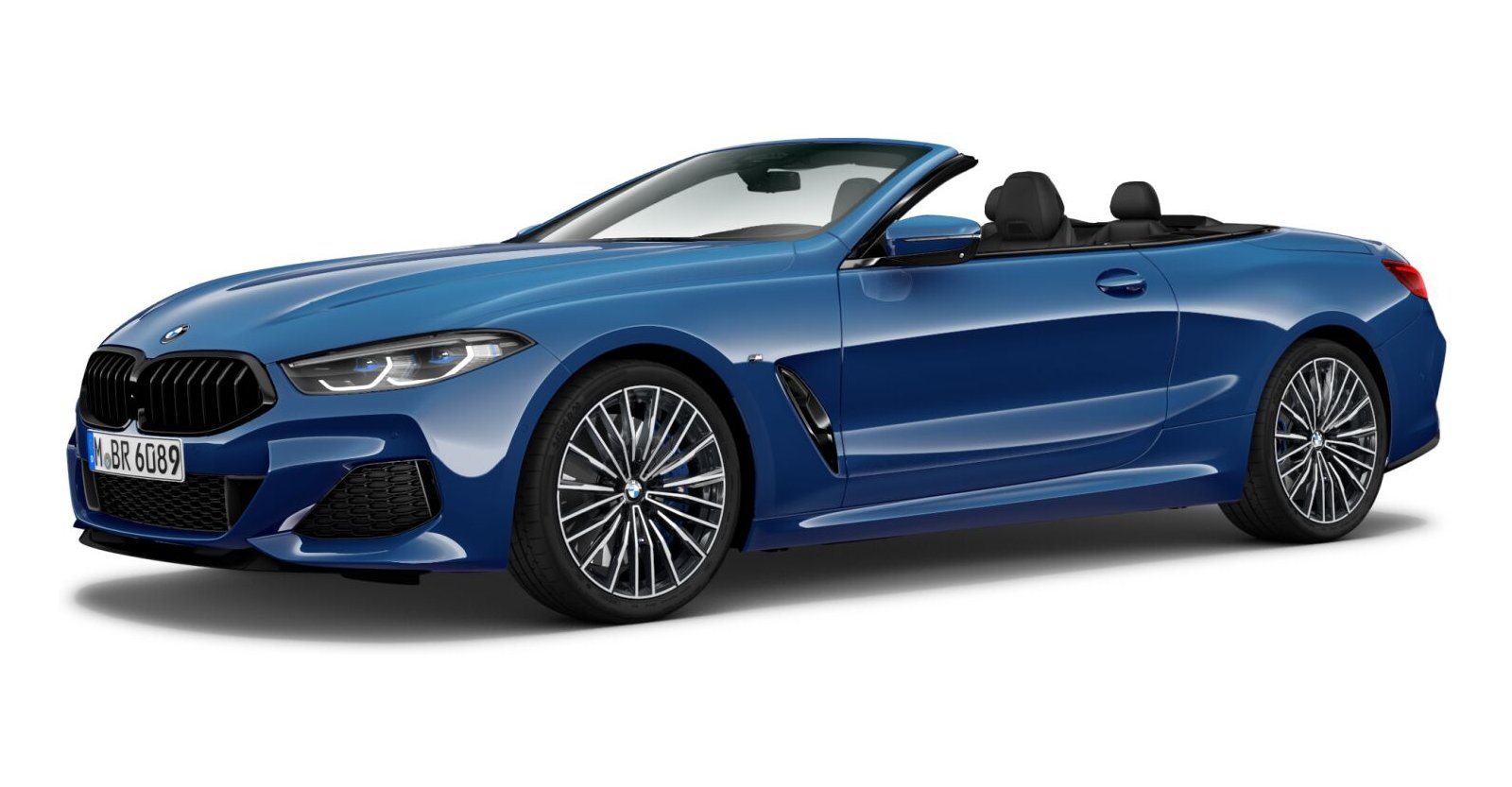 BMW BMW 8er in Blau von vorne
