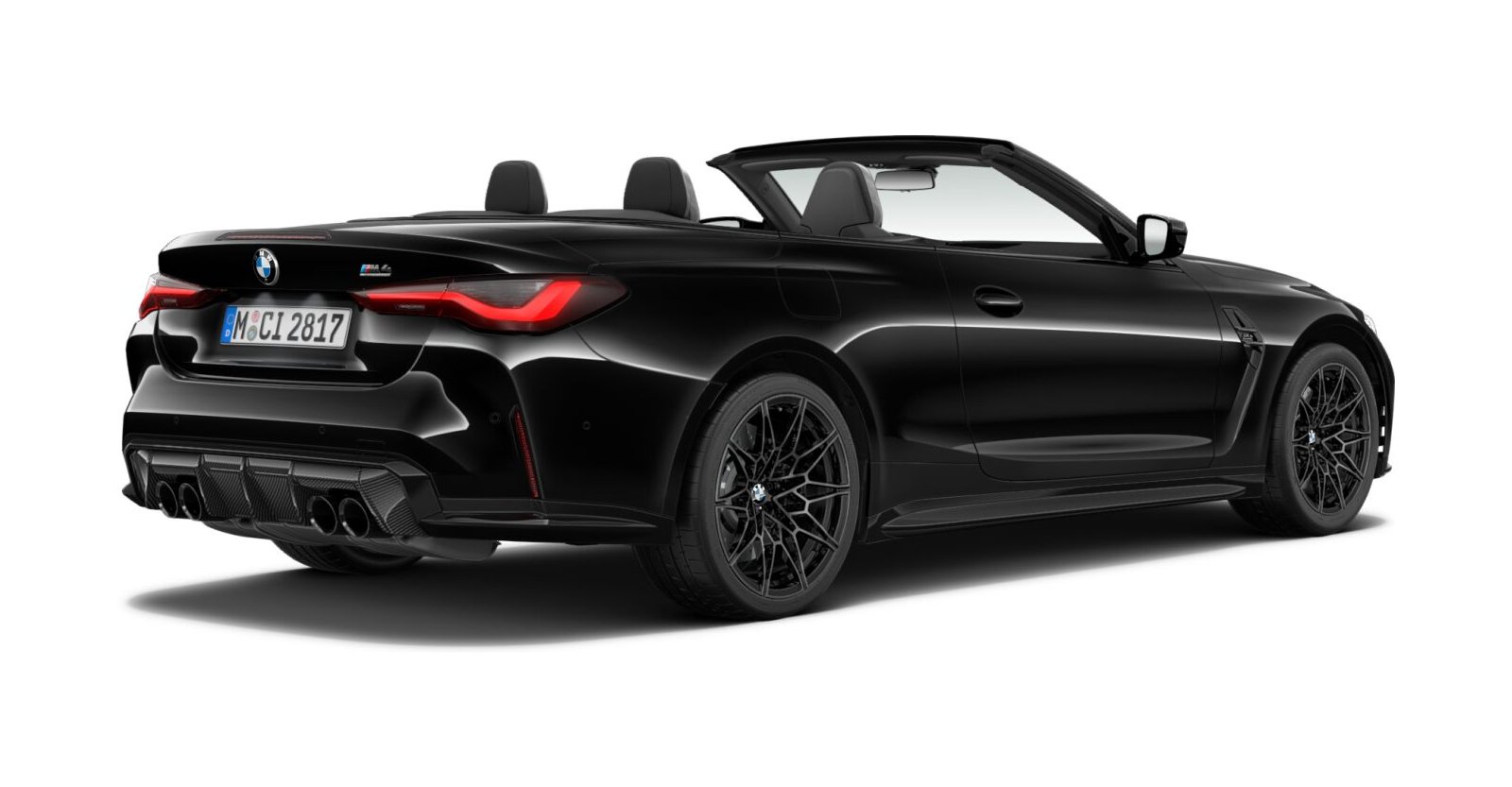 BMW BMW M in Schwarz von hinten BMW BMW M in Schwarz von hinten