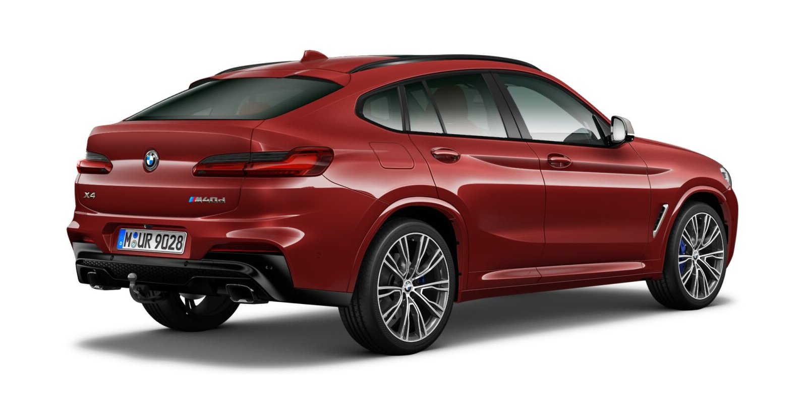 BMW BMW X in Rot von hinten BMW BMW X in Rot von hinten