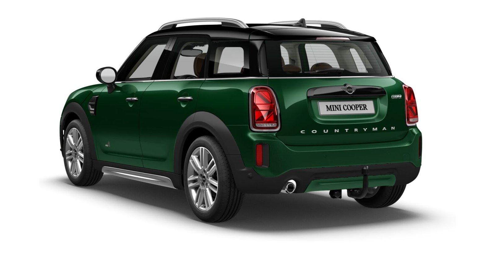 MINI MINI Countryman in Grün von hinten