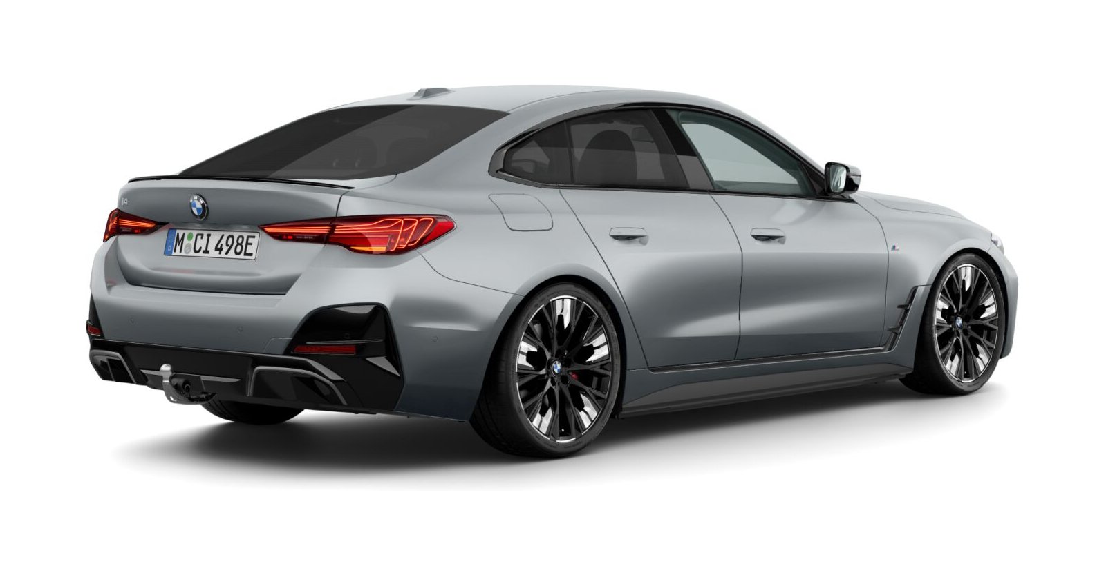 BMW BMW I in Grau von hinten BMW BMW I in Grau von hinten