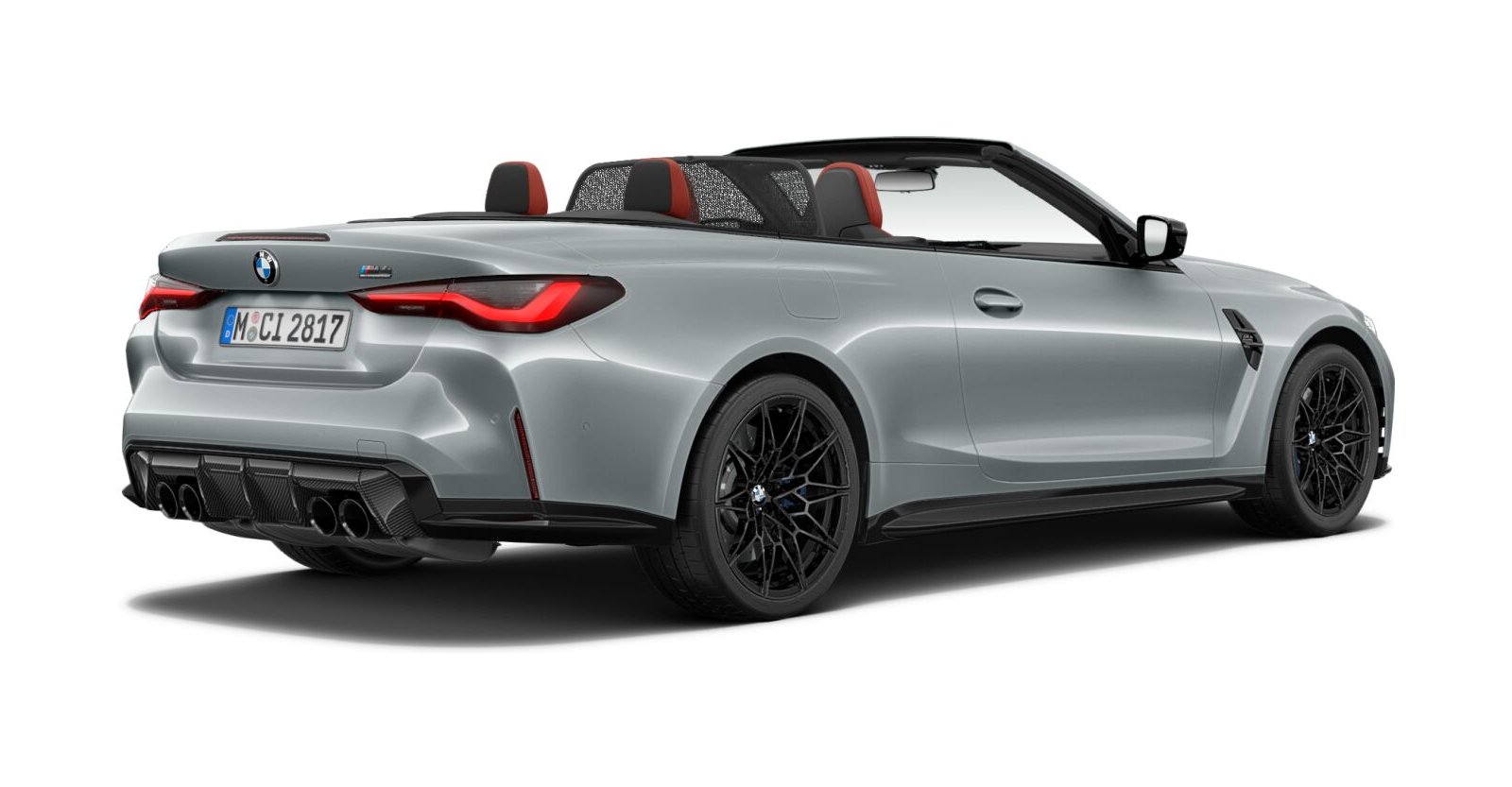 BMW BMW M in Grau von hinten BMW BMW M in Grau von hinten