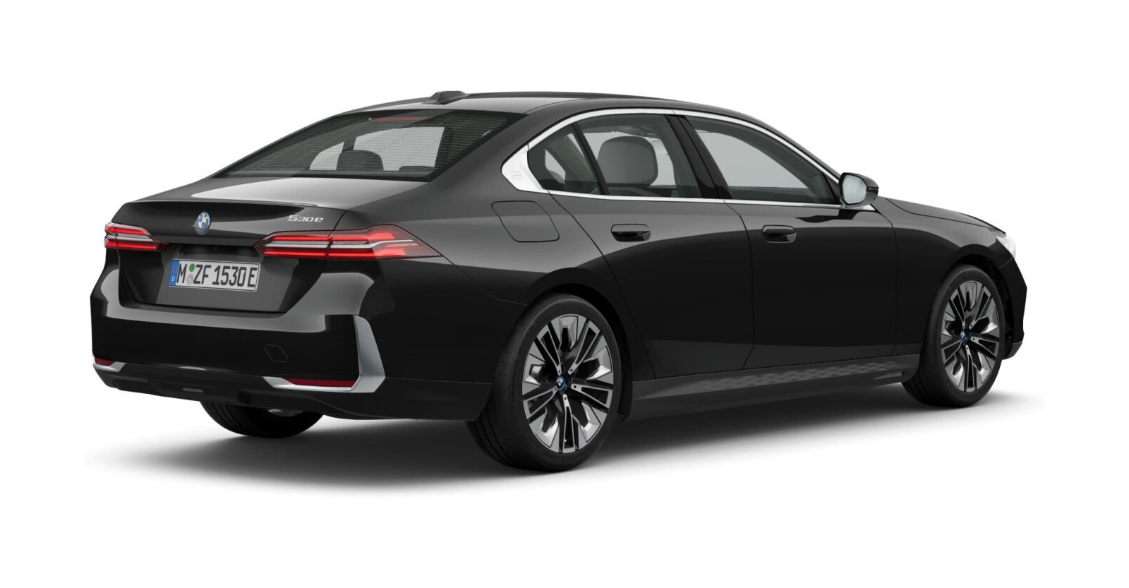 BMW BMW 5er in Schwarz von hinten BMW BMW 5er in Schwarz von hinten