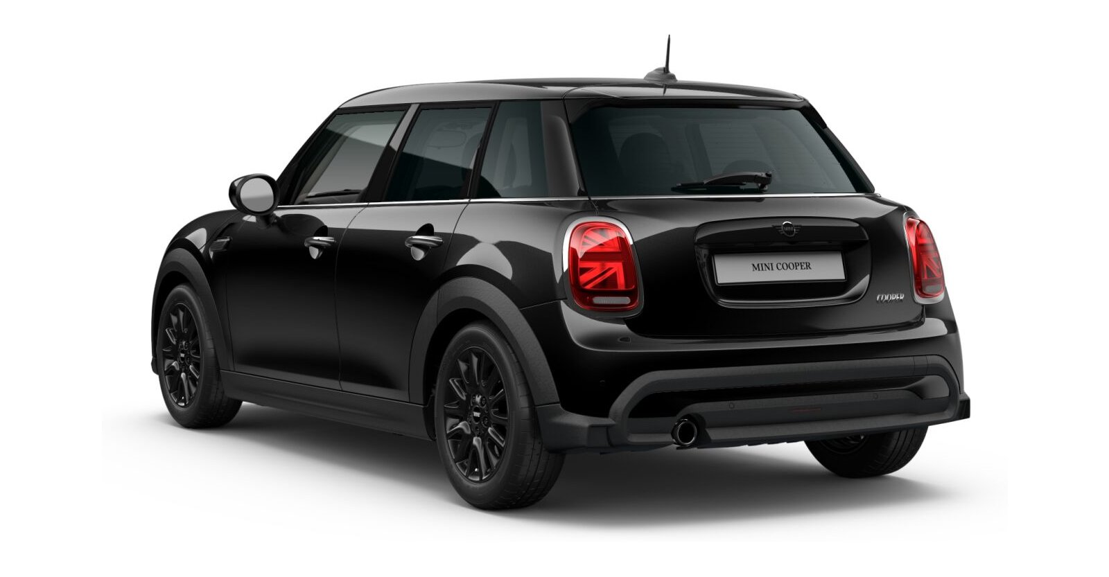 MINI MINI 5-Türer in Schwarz von hinten MINI MINI 5-Türer in Schwarz von hinten