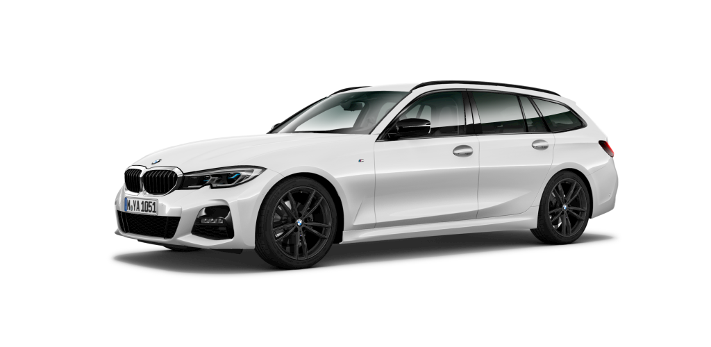 BMW BMW 3er in Weiß von vorne BMW BMW 3er in Weiß von vorne
